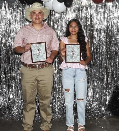 Hornet Ryan Ramirez and Lady Hornet Diana Briones