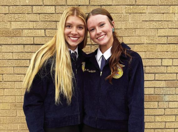 Awesome job to these two speakers. Gracy Pearson - Soil stewardship prepared public speaking - 1st place and advancing to area! Kinsey Fischbacher - Junior prepared public speaking - 3rd place