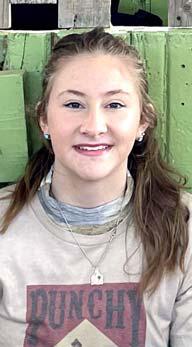 Nazareth FFA Emily Durbin recently received a $4,000 Fort Worth Calf Scramble Scholarship. Those who complete the Calf Scramble Program may be eligible for scholarships based on the quality and content of monthly reports submitted to Calf Scramble Program sponsors, the effort devoted to caring for and exhibiting their heifer and their final essay outlining their Calf Scramble experience.