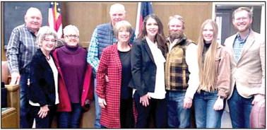 Gfeller sworn in as County Judge