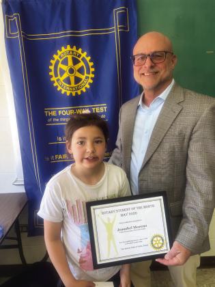 Student of the Month from Tulia Elementary School 3rd grader Jeasabel Moreno
