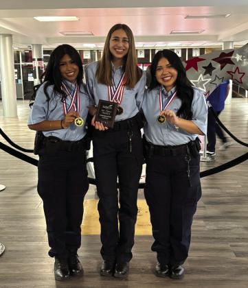 Crime Scene Investigation 1st Place - Victoria Castro, Macy Betzen and Abri Diaz.