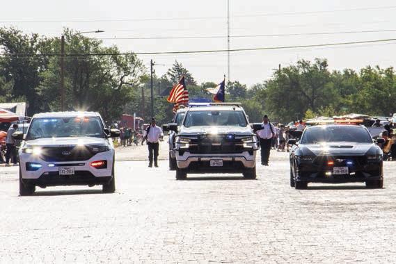 Swisher County Law Enforcement led the parade