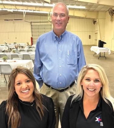 Samantha Aleman-County Secretary, Jason Cantrell-Agency Manager, Angie Osterkemp-Agent