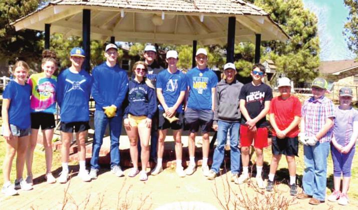Community park cleanup
