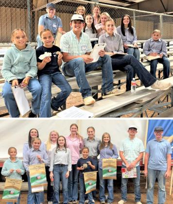 The Nazareth FFA livestock judging teams kicked off the judging season by competing at the Texas Braunvieh Association contest at Clarendon College. Junior Division: Team Placing – 4th. Izzy Heck (2nd) and Gabby Heck; Intermediate Division - Team Placing -5th, Addie Birkenfeld; Senior Division: Team Placing -3rd, Harper Johnson, Pierce Wilhelm, Daniel Schacher; Emily Durbin; and Team Placing – 6th, Taryn Wethington, Autumn Birkenfeld, Alishia Osterkamp and Lexi Ramaekers.