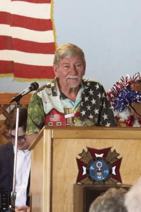 Harold Drake gave the Memorial Day address