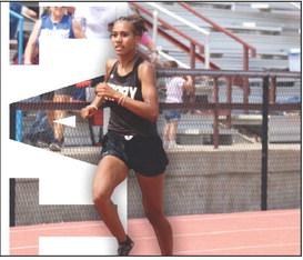 Happy Cowgirl Kyla Slaughter finished 5th in the 3200 at the State Track Meet in Austin.