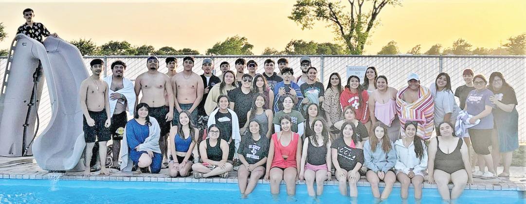 The DHS Class of 2025 enjoyed the Senior 2025 Sunset held at Dimmitt Recreational on May 18 with swimming and great food.
