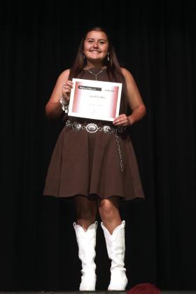 A-B Honor Roll: Freshman Zyrah Cedillo
