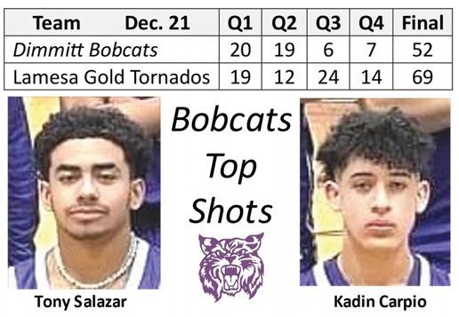 Bobcats fall to Golden Tornados