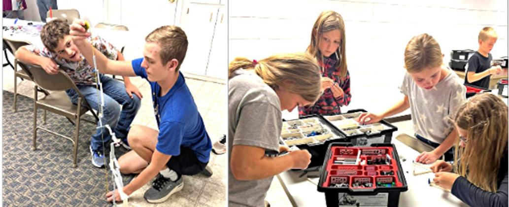 Castro County 4-H’ers had a meeting led by STEM Ambassador Spencer Acker who introduced the group to robotics. The group saw a robot in motion and then divided into teams who were challenged to build a robo-animal – ending up with a giraffe, a dog and snake. The teams also raced to see who could build the highest tower. Castro 4-H is working to put teams together for the Texas Tech GEAR Robotics competition. Please call the County Extension Office if interested in participating.