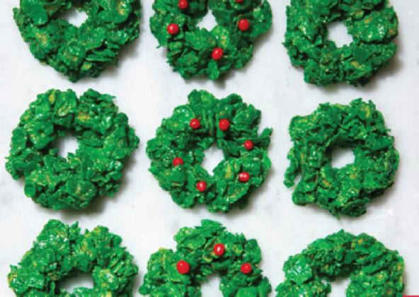 Cornflake Wreaths