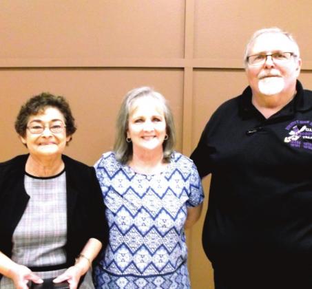 DISD 30 years of service: (left to right) Paula Sanchez, Rhenea Webb and Don Bell