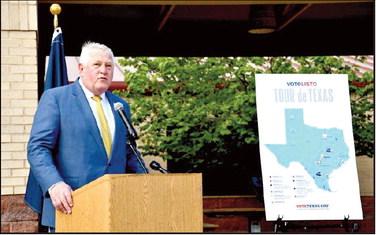 Texas Secretary of State John Scott has been on a VoteReady education tour since August encouraging Texas voters to register and vote in the November general election.