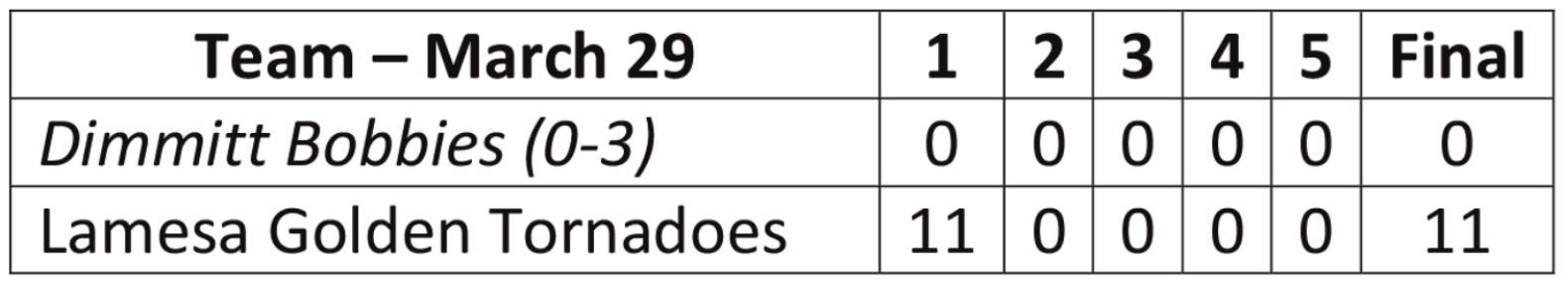 Bobbies lose to Golden Tornadoes