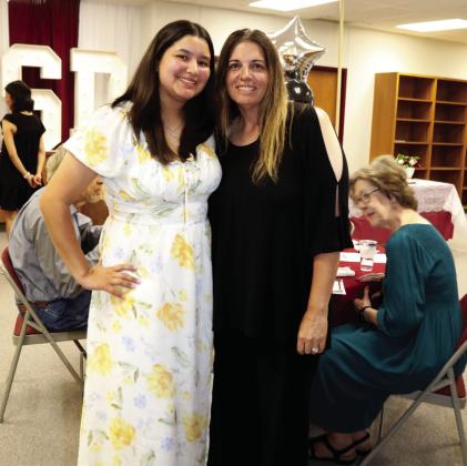 Brianna Evans and Mrs. Proctor
