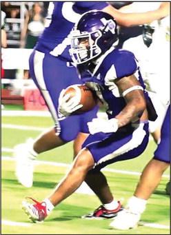 DHS Bobcats Tony Salazar had an outstanding performance against Highland Park last Friday, rushing for 396 yards and seven touchdowns.