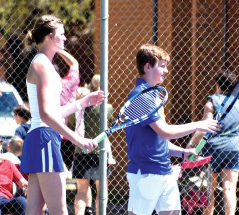 Nazareth Mixed Doubles – Tatum Peterson and Creed Hochstein – 4th place.