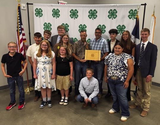 Cody Chandler and Top of Texas Quails Forever were each honored as Friends of Deaf Smith County 4-H. The honors were given out at the Deaf Smith County 4-H Awards Banquet last weekend.