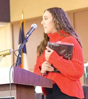 Stevie Jones was name Teacher of the Year.