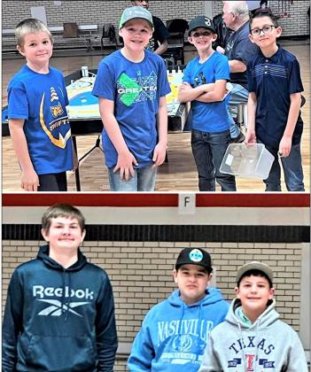 Two Castro County 4-H Robotics Teams competed in the Texas Tech GEAR (Get Excited About Robotics) 3-run practice contest this past weekend to prepare for the contest on April 13. Nazareth Elementary team, the SwiftCatHorns includes team members Bensen Birkenfeld, Sawyer Gibson, Mason Mireles and Griffon Neinstat. The Junior team, the Castro Monkeys, includes Ian Birkenfeld, Copper Ferris, Remington Meador and Jack Wanjura.