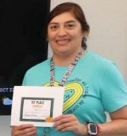 RES Pumpkin Contest Staff Winner, Elizabeth Martinez.