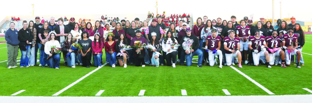 Tulia High School Fall Senior Recognition for Band, Cheer, Cross Country and Football was held before the final home game of the season.