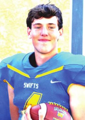 Aidan Moore 1st Team Wide Receiver Honorable Mention Cornerback