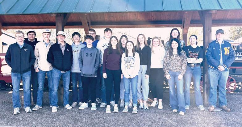 Nazareth FFA students are headed for state after earning an Area championship and two reserve championships, all while helping their chapter and classmates smoke 1,200 hams and many participating in sports.