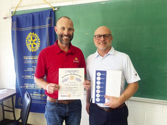 Rotary Club’s newest member – Luke Brewer