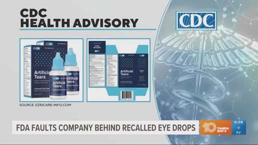 OTC eyedrops recalled