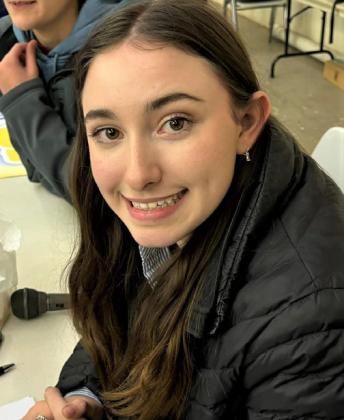 will be with the Nazareth ISD ag dept for the next 13 weeks as she completes her student teaching under Austin Heck. She is originally from Hico, Texas where she was involved showing hogs, steers and ag mechanics and was a member of the Hico range evaluation team and a member of the WTAMU soil judging team. time here!