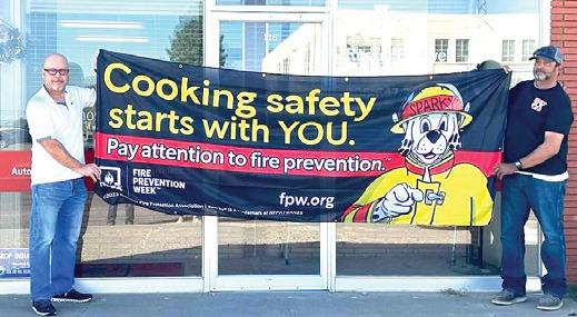 Hart VFD and State Farm are partnering up for this year’s Fire Prevention Week campaign which runs Oct. 8-14.