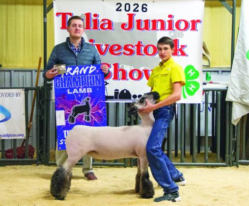 Grand Champion Lamb - Krese Barbee Courtesy Photo by Summer Davis Randol