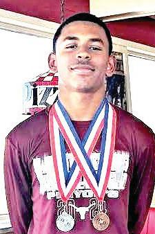 Hart High School Tradien Worsham placed third in the 100-meter dash.