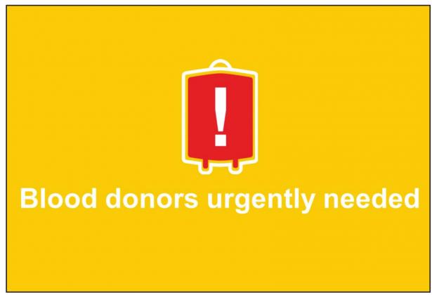 Increased blood usage creates urgent need