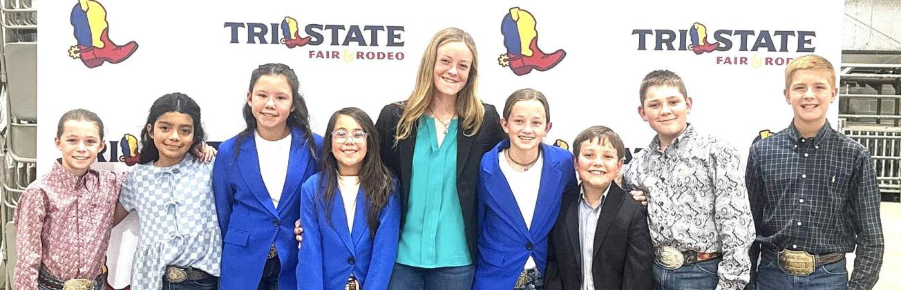 Castro County 4-H had two junior horse judging teams (3rd to 8th grade) compete at the Tri-State Fair. Team one (1st place) included Steeley Moore (2nd overall, 2nd in reasons), Zaybri Rivera, Trystan Crow and Hubb Paulson, and Team 2 (7th place) members Daleyza Garcia, Makenna Fabela, Nicole Birkenfeld and Hayse Moore.