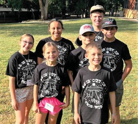 Seven youth from Castro County 4-H attended the District 2 Junior Leader Lab at Ceta Cayon for two days of fun and learning: Chesney Farris, Gracie McLain, Jaycee Cantrell, Sawyer Gibson, Doc McLain, Jack Wanjura and Copper Farris.