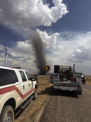 Local, area firefighters battle wind-fanned flame without hesitation