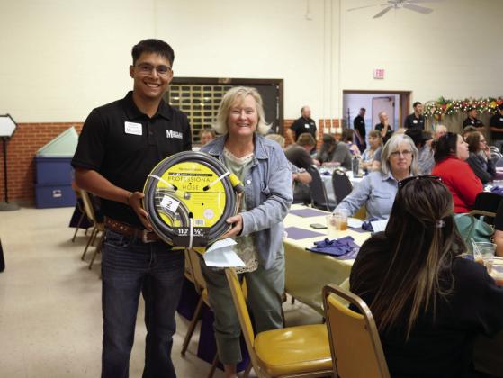 Door prize winner