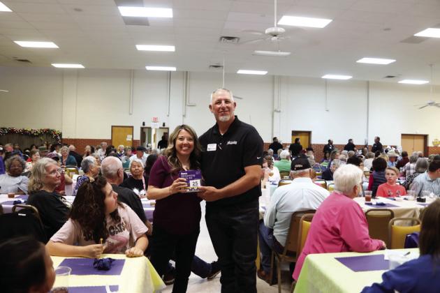 Door prize winner