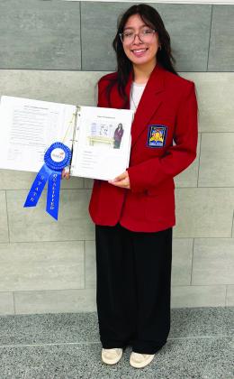 Scarlett Chavez - CSI Chromatography 1st, Superior Rating, State Qualified