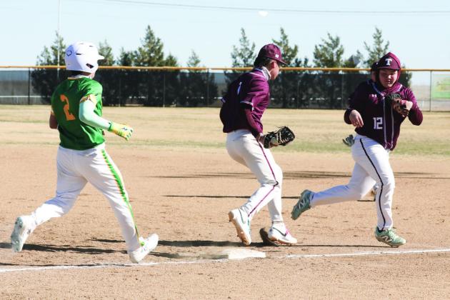 Gustavo Trevino and Zach Trevino teamed up for the out at 1st