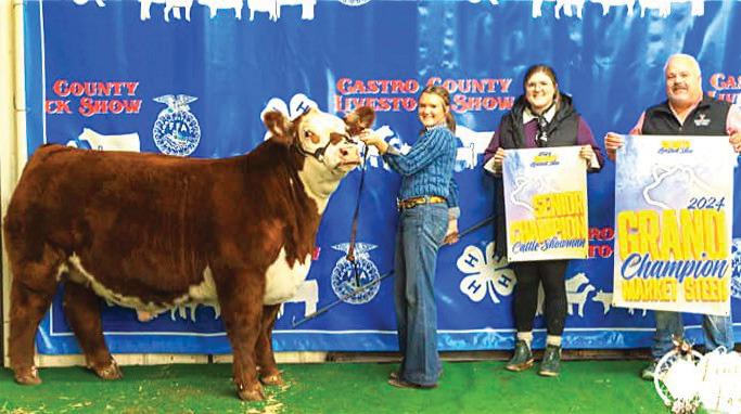 Nazareth Grand Champion Steer – Harper Johnson (photo by Pineapple Passion)