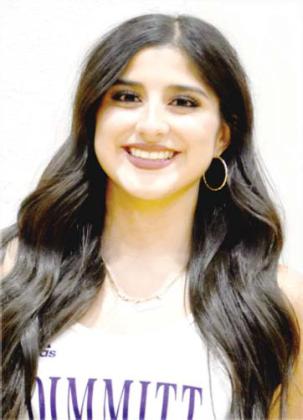 DHS Caitlyn Olmos went first in the 300-meter hurdles and second in triple jump.