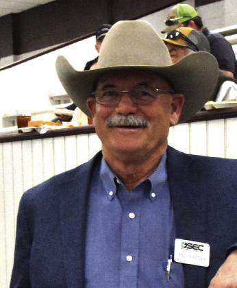 RE-ELECTED--Melvin Betzen of Hereford was chosen for another term at Position 1 on the Deaf Smith Electric Cooperative board at the March 24 annual meeting. (Photo by Jim Steiert)