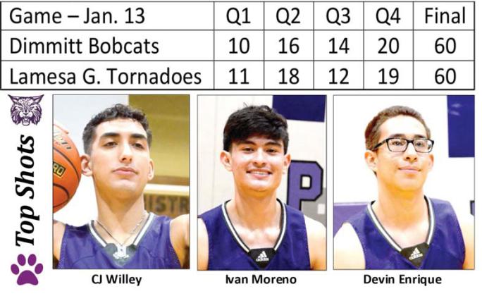 Dimmitt ties with Lamesa, 60-