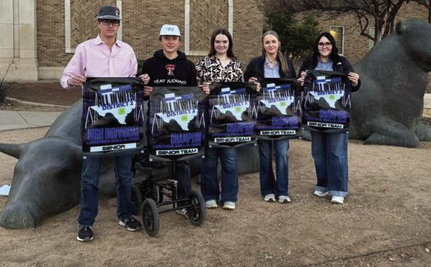 Swisher County Senior Livestock Skill-a-thon contestants