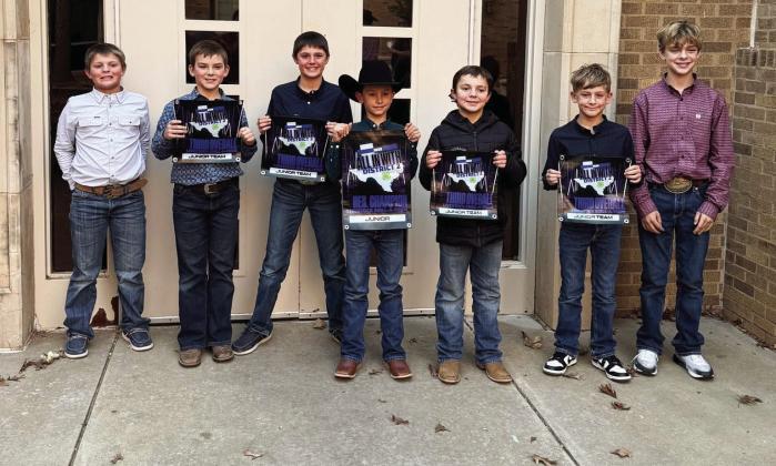 Swisher County Junior Livestock Skill-a-thon contestants